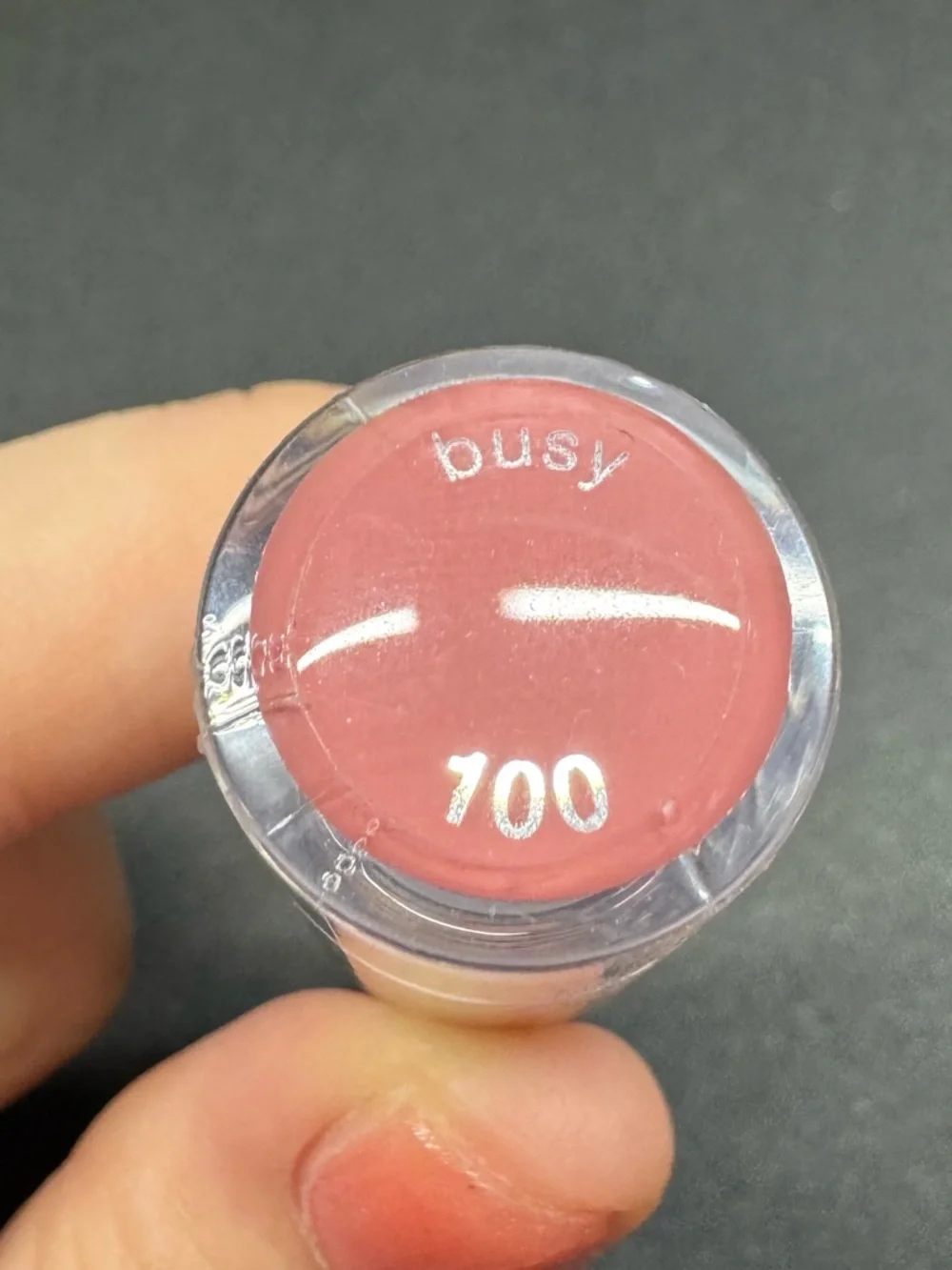Sephora Collection Lip Gloss “Busy” Shade 100 Rosy Nude Gloss Full Size